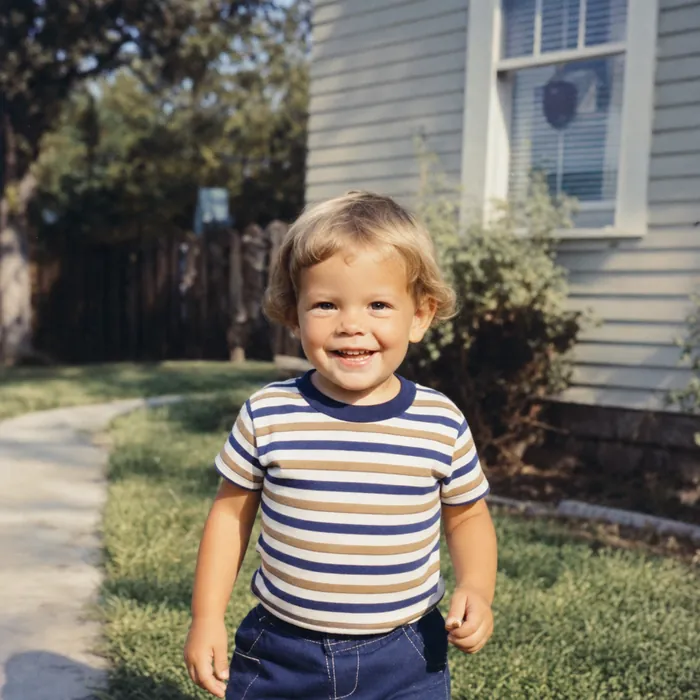 1974 color snapshot after enhancement