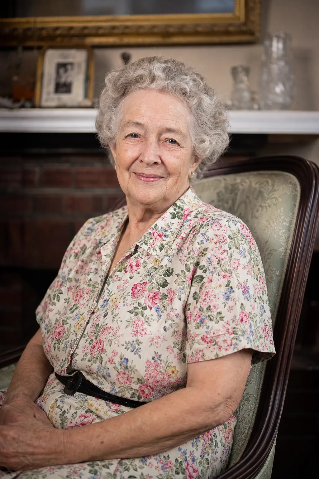Restored 1955 parlor portrait